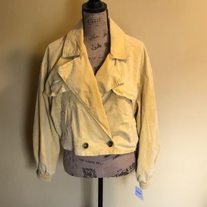 Cute cropped bomber jacket